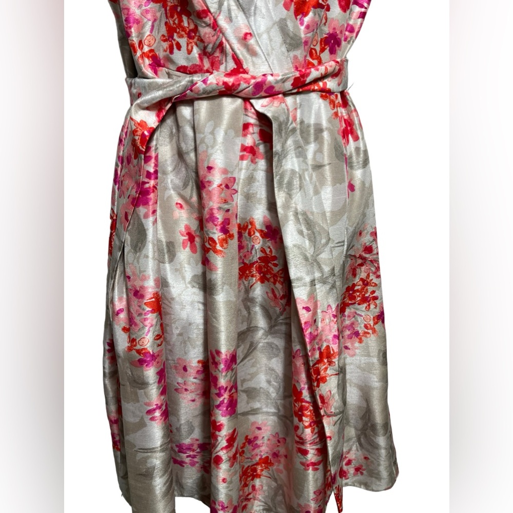 Jessica Howard dress size 10 pink and beige floral summer sleeveless dress 🩷🩷 - Picture 3 of 7